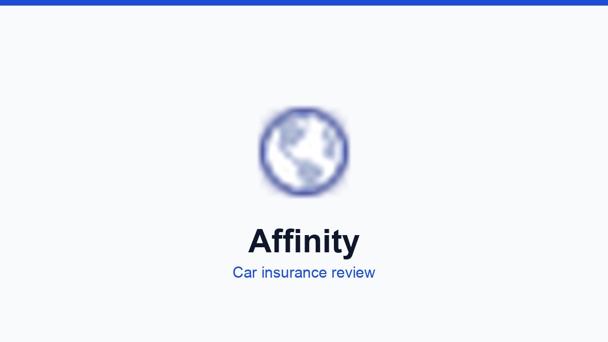 Affinity car insurance
