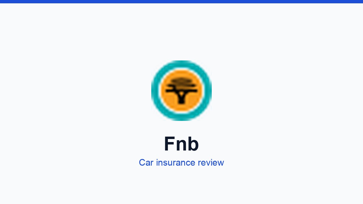 Fnb car insurance