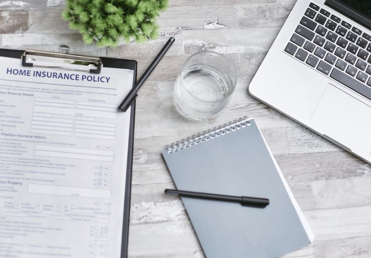 Insurance claim form clipboard - Third party, fire and theft cover and claims